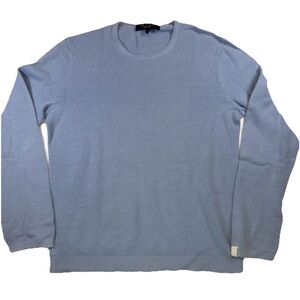Rag & Bone Sweater Men’s L Pullover Lightweight 100% Cotton Preppy Grandpacore